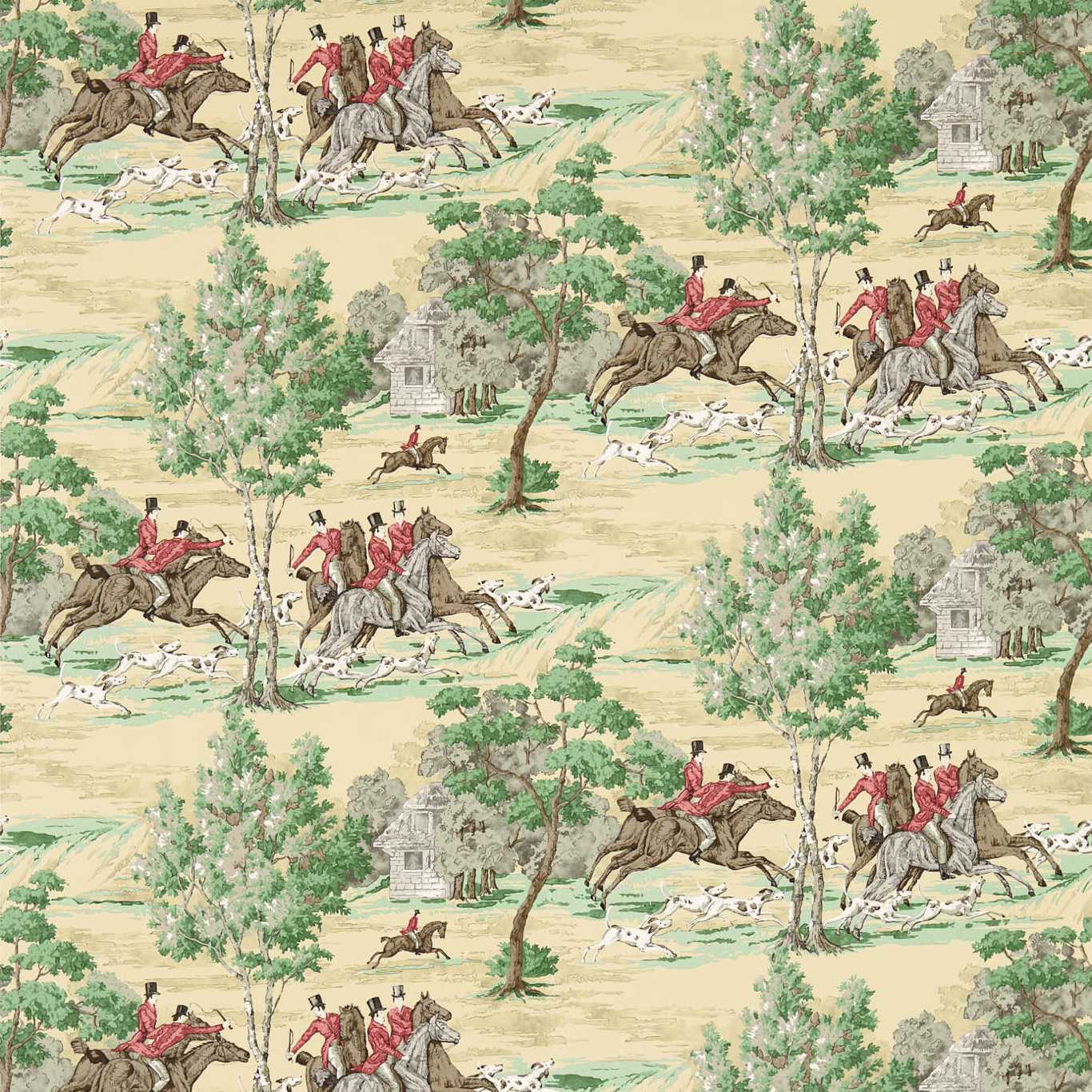 Tally Ho Evergreen/Crimson