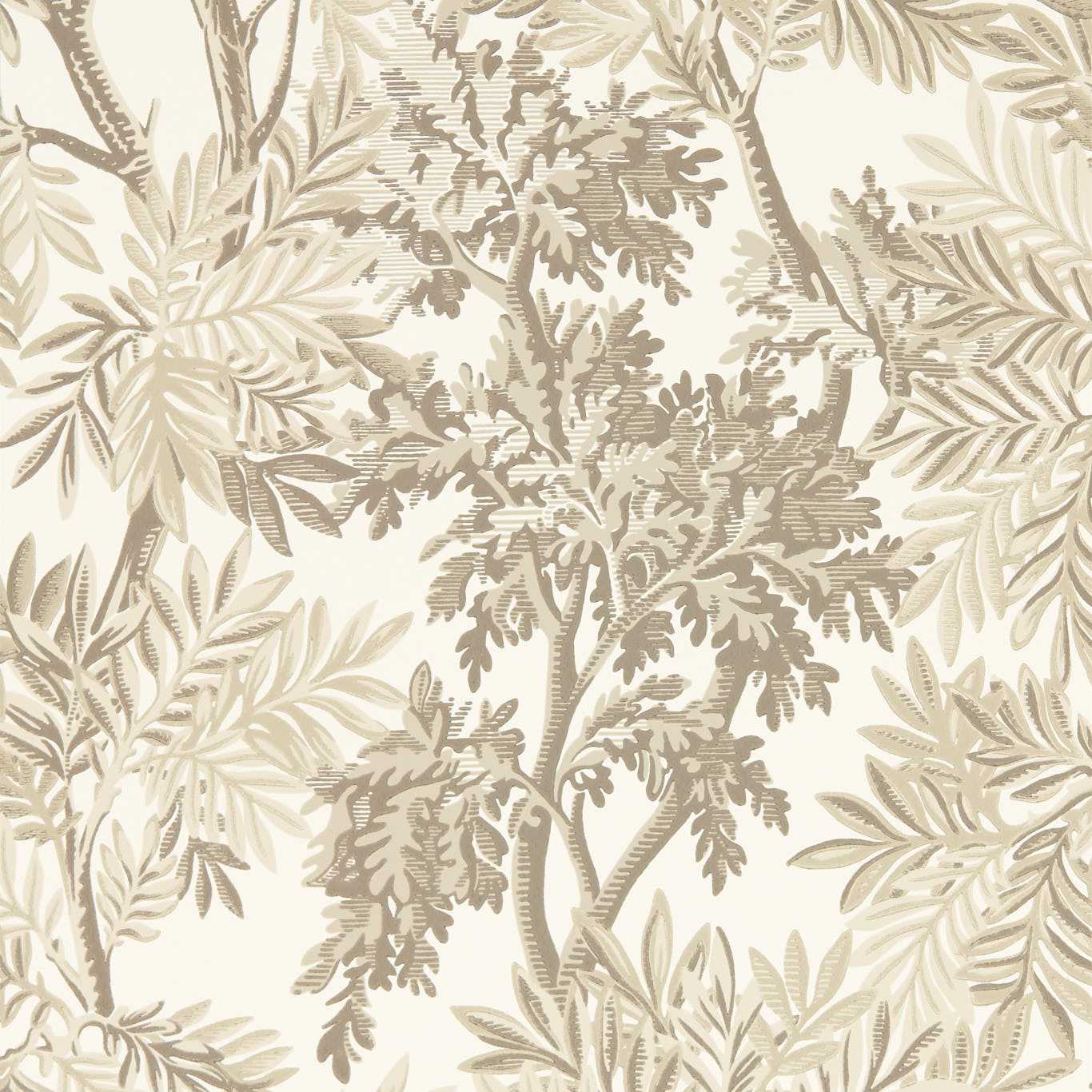 Tapestry Trees Raw Chocolate/Slip